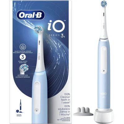 Brosse à dents électrique Oral-B iO 3S - Bleu clair Brosse à dents électrique Oral-B iO 3S - Bleu clair