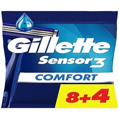 Gillette SENSOR3 - Rasierklingen für empfindliche Haut - Produkttyp Gillette SENSOR3 - Rasierklingen für empfindliche Haut - Produkttyp