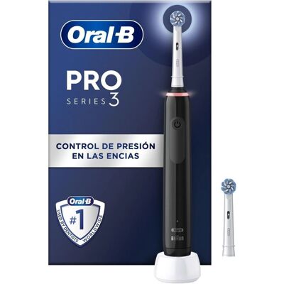 Brosse à dents électrique Oral-B Pro 3 3000 - Noir - Publicité Brosse à dents électrique Oral-B Pro 3 3000 - Noir - Publicité