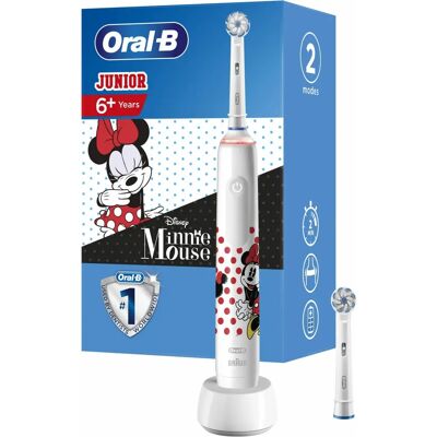 Brosse à dents électrique Oral-B Pro 3 Junior Minnie - Enfants 6+ - Contrôle de pression et gencives Brosse à dents électrique Oral-B Pro 3 Junior Minnie - Enfants 6+ - Contrôle de pression et gencives