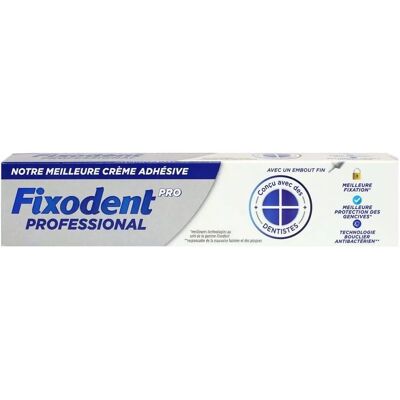 Fixodent Pro Professionnel Colle pour Prothèses - 57g - Publicité Fixodent Pro Professionnel Colle pour Prothèses - 57g - Publicité
