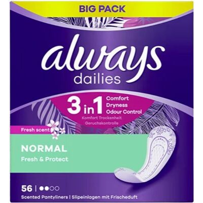 Always Dailies Absorbante Femeie - Produse Igienice Always Dailies Absorbante Femeie - Produse Igienice