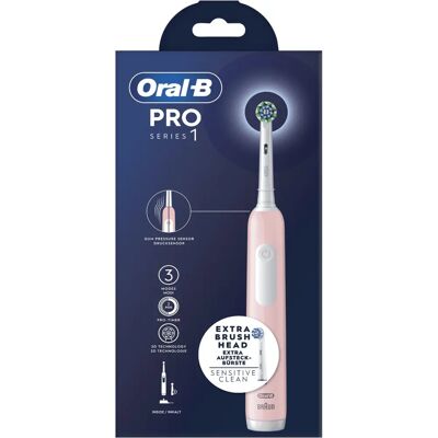 Cepillo eléctrico Oral-B Pro Series 1 Rosa - Adulto, 3 Modos, Tecnología 3D Cepillo eléctrico Oral-B Pro Series 1 Rosa - Adulto, 3 Modos, Tecnología 3D