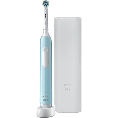 Brosse à dents électrique Oral-B Pro Series 1 Bleue - Oscillante & Étui de voyage Brosse à dents électrique Oral-B Pro Series 1 Bleue - Oscillante & Étui de voyage