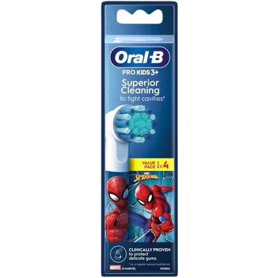 Tête de remplacement Oral-B Pro Kids - Tête de brosse à dents pour enfants Tête de remplacement Oral-B Pro Kids - Tête de brosse à dents pour enfants