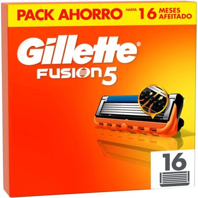 Gillette Fusion5 Rasierklingen für Männer - 16 Nachfüllungen mit Trimmer Gillette Fusion5 Rasierklingen für Männer - 16 Nachfüllungen mit Trimmer