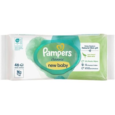 Pampers Feuchte Tücher Harmonie New Baby - Mit Aloe Vera Pampers Feuchte Tücher Harmonie New Baby - Mit Aloe Vera