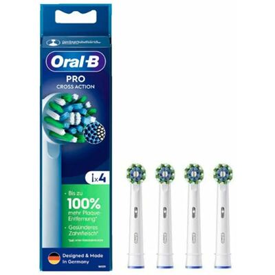 Oral-B Pro CrossAction Ersättning Tandborste - 4 st Oral-B Pro CrossAction Ersättning Tandborste - 4 st