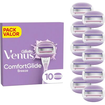 Gillette Venus ComfortGlide Breeze Replacement Blades - Women Gillette Venus ComfortGlide Breeze Replacement Blades - Women