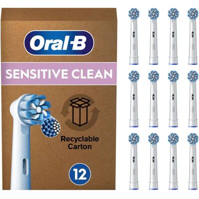 Oral-B Pro Sensitive Clean Zahnbürstenköpfe - 12 Stück Weiß - Zahnbürstenköpfe Oral-B Pro Sensitive Clean Zahnbürstenköpfe - 12 Stück Weiß - Zahnbürstenköpfe