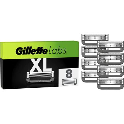 Gillette Gillette Labs - Exfoliating & Heated Razor Blades - 8 Refills Gillette Gillette Labs - Exfoliating & Heated Razor Blades - 8 Refills