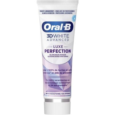 Dentifrice Blancheur Oral B 75Ml - Luxe Avancée - Dentifrice Dentifrice Blancheur Oral B 75Ml - Luxe Avancée - Dentifrice
