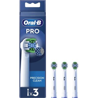 Têtes de rechange Oral-B Pro Precision Clean - 3 pièces - Publicité Têtes de rechange Oral-B Pro Precision Clean - 3 pièces - Publicité