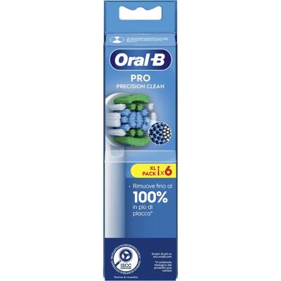 Oral-B Pro Precision Clean - Ersatz-Kopfset - 6 Stück Oral-B Pro Precision Clean - Ersatz-Kopfset - 6 Stück
