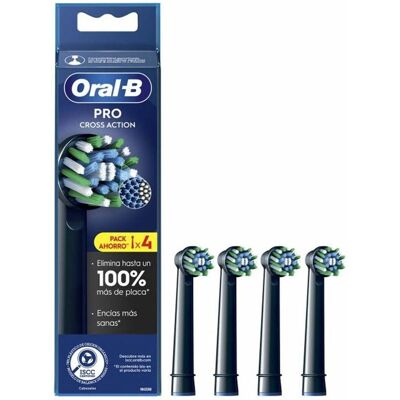 Cabeças de Revestimento Oral-b Pro Cross Action - 4 unidades Cabeças de Revestimento Oral-b Pro Cross Action - 4 unidades