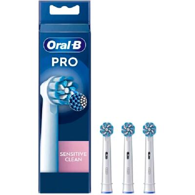 Cabeças de Substituição Oral-B Pro Sensitive Clean - Cabeças de Escova de Dentes de Substituição Cabeças de Substituição Oral-B Pro Sensitive Clean - Cabeças de Escova de Dentes de Substituição