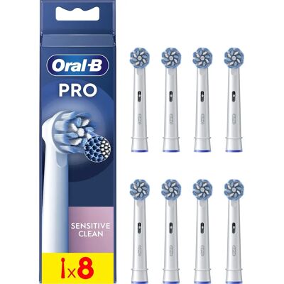 Tête de brosse Oral-B Sensiclean 8 pièces - Pour Brosse Électrique Tête de brosse Oral-B Sensiclean 8 pièces - Pour Brosse Électrique