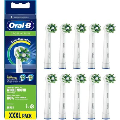 Cabezales de repuesto Cross Action de Oral-B - 10 piezas Cabezales de repuesto Cross Action de Oral-B - 10 piezas