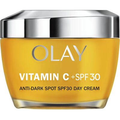 Olay Crema Facial de Vitamina C - SPF 30 Iluminadora e Hidratante Olay Crema Facial de Vitamina C - SPF 30 Iluminadora e Hidratante