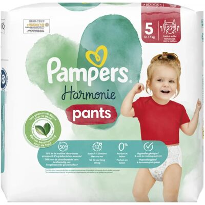 Pampers Harmonie Pants Taille 5 - Couches - Publicité Pampers Harmonie Pants Taille 5 - Couches - Publicité