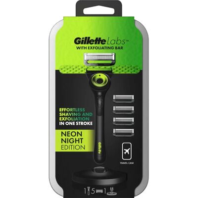 Gillette Labs Exfoliáló borotva - Neon Night Green Gillette Labs Exfoliáló borotva - Neon Night Green