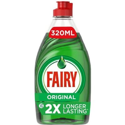 Fairy Washing Up Liquid 320ml - Dishwashing Liquid Fairy Washing Up Liquid 320ml - Dishwashing Liquid