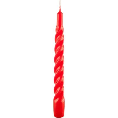 CERERIA DI GIORGIO Tortiglione - Świece, Czerwony - Candles CERERIA DI GIORGIO Tortiglione - Świece, Czerwony - Candles