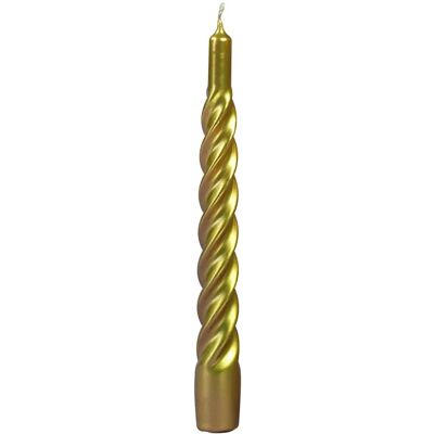 Cereria di Giorgio Gouden Kaarsen - Tortiglione 20cm - Kaars Cereria di Giorgio Gouden Kaarsen - Tortiglione 20cm - Kaars