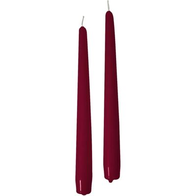 Cereria di Giorgio Bordeaux Conische Kaarsen Set - Kaarsen Cereria di Giorgio Bordeaux Conische Kaarsen Set - Kaarsen