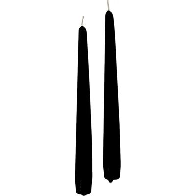 Świece Risthò od Giorgio - Zestaw 10 czarnych 2,2cm Świece Risthò od Giorgio - Zestaw 10 czarnych 2,2cm