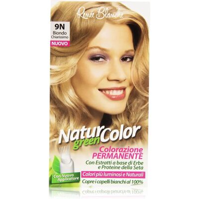 Renee Blanche Colorazione Capelli Green Naturale 9N Biondo Chiaro Renee Blanche Colorazione Capelli Green Naturale 9N Biondo Chiaro