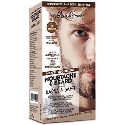 Renée Blanche - Teinture Moustache & Barbe Blond Foncé - Barbe & Moustache - Publicité Renée Blanche - Teinture Moustache & Barbe Blond Foncé - Barbe & Moustache - Publicité
