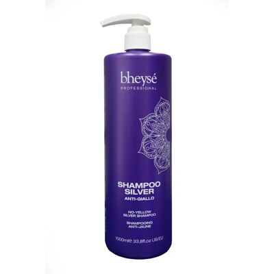 Bheysé No-Yellow Silver Shampoo 1000ml - Publicité Bheysé No-Yellow Silver Shampoo 1000ml - Publicité