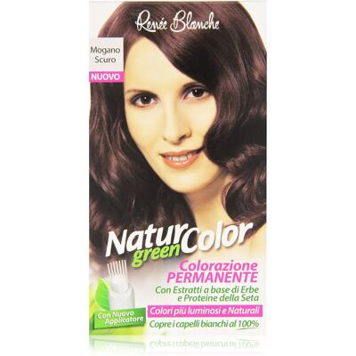 Colorazione Verde Naturale di Renee Blanche - Mogano scuro Colorazione Verde Naturale di Renee Blanche - Mogano scuro