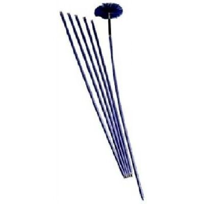 Kit di pulizia camino SIT - Astine flessibili, 7m, Rosso, Scovolo rotondo Kit di pulizia camino SIT - Astine flessibili, 7m, Rosso, Scovolo rotondo