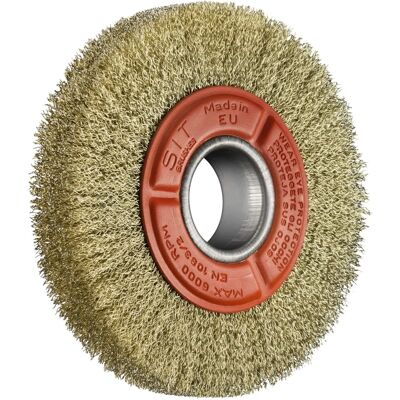 SIT Ce4152 - Spazzola Circolare in Ottone - Ø150 - Sbavatura & Lucidatura SIT Ce4152 - Spazzola Circolare in Ottone - Ø150 - Sbavatura & Lucidatura