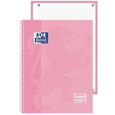 Cuaderno Espiral Rosa Pastel Oxford A4+ 160 Hojas - Cuadernos Cuaderno Espiral Rosa Pastel Oxford A4+ 160 Hojas - Cuadernos