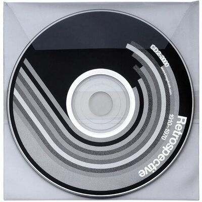 Étuis pour disques optiques Favorit 100460134 - Transparent - Lot de 25 - Publicité Étuis pour disques optiques Favorit 100460134 - Transparent - Lot de 25 - Publicité