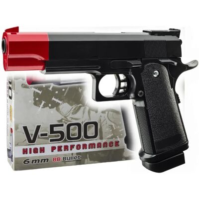 Pistola giocattolo Villa Giocattoli V-500 - 16 colpi, 6 mm, 240mm Pistola giocattolo Villa Giocattoli V-500 - 16 colpi, 6 mm, 240mm