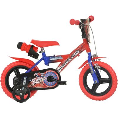 Dino Bikes Spiderman Bicicletta Città Metallo Blu, Rosso - Bicicletta Dino Bikes Spiderman Bicicletta Città Metallo Blu, Rosso - Bicicletta