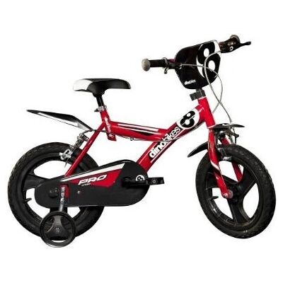 Dino ProCross 16" Child Bike - Steel, Red & Black Dino ProCross 16" Child Bike - Steel, Red & Black