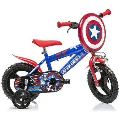 Dino Bikes Vélo Capitaine America - 12" - Vélos pour enfants - Publicité Dino Bikes Vélo Capitaine America - 12" - Vélos pour enfants - Publicité