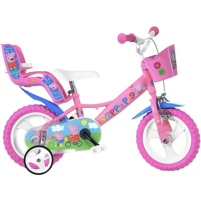Dino Bikes Peppa Pig Bicicleta Infantil 12" Rosa Dino Bikes Peppa Pig Bicicleta Infantil 12" Rosa