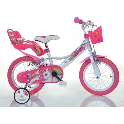 Dino Bikes Bicicleta infantil Unicorn 16" Rosa Dino Bikes Bicicleta infantil Unicorn 16" Rosa