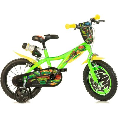 Dino Teenage Mutant Ninja Turtles 14" Bike - Green Dino Teenage Mutant Ninja Turtles 14" Bike - Green