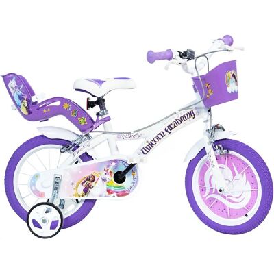 Dino Bikes Unicorn Academy Bike - 14-inch Kids Bike Dino Bikes Unicorn Academy Bike - 14-inch Kids Bike