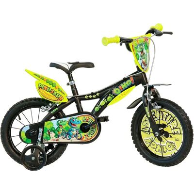 Dino Bikes Barnesykkel - 16" Vert/Noir - Vélo - Publicité Dino Bikes Barnesykkel - 16" Vert/Noir - Vélo - Publicité