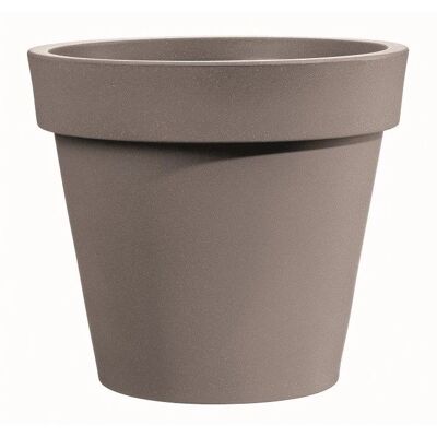 VECA Vaso redondo en resina Easy 80 cm - Decoración interior/exterior VECA Vaso redondo en resina Easy 80 cm - Decoración interior/exterior