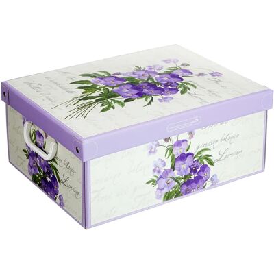 Lavatelli Storage Box with Scented Violet Lid - Storage Box Lavatelli Storage Box with Scented Violet Lid - Storage Box