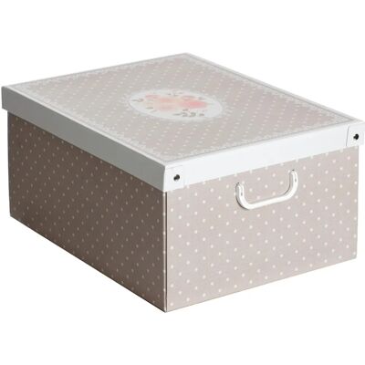 Lavatelli Scatola di Stoccaggio 39x50x24cm - Organizer in Cartone Lavatelli Scatola di Stoccaggio 39x50x24cm - Organizer in Cartone